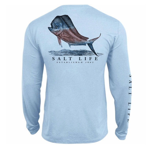 Salt Life Shirts Mens Salt Life Long Sleeve Performance Shirt Size